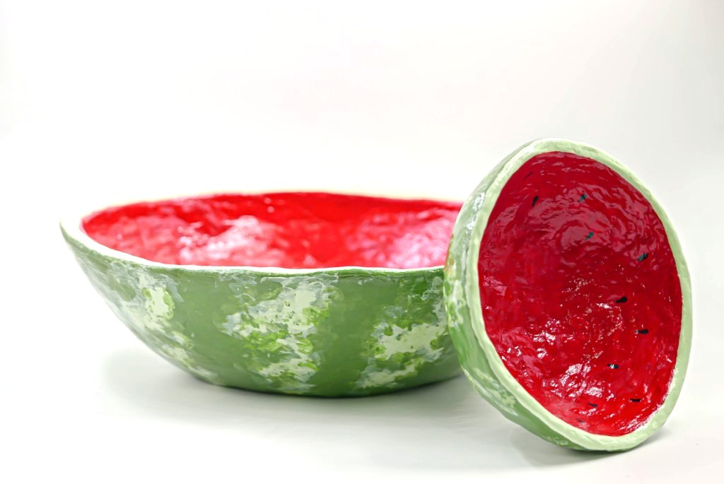 Yad LaKashish Paper Mache Fruit Bowls